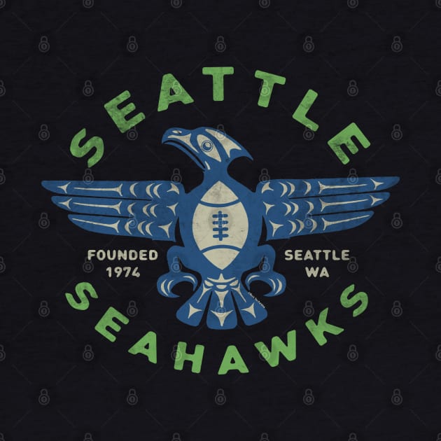 Native Seattle Seahawks by Buck Tee Originals by Buck Tee
